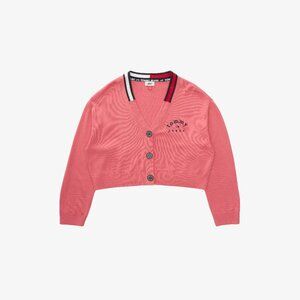 Tommy Jeans Cropped Knit Cardigan (Coral/Pink) 💖🇺🇸
